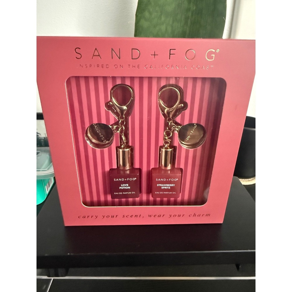 Sand + Fog Love Potion Strawberry key chain set nib